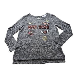 Children's Place longsleeve Girl Boss shirt M7/8